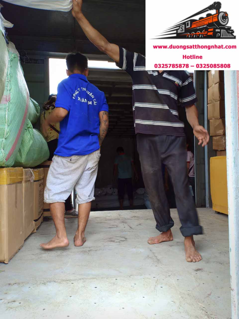 Gửi hàng số lượng lớn bằng tàu hỏa