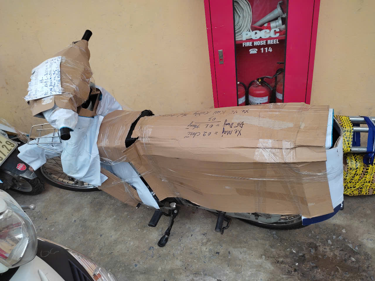 Ưu đãi giá cước gửi xe máy bằng tàu hỏa Bắc Nam